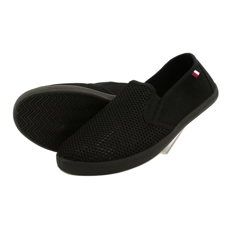 Atletico Openwork Slip-On sko til mænd WY18922 sort 4