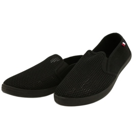 Atletico Openwork Slip-On sko til mænd WY18922 sort 2
