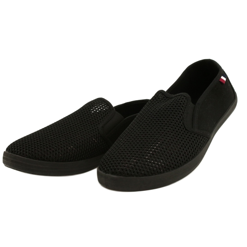 Atletico Openwork Slip-On sko til mænd WY18922 sort 2