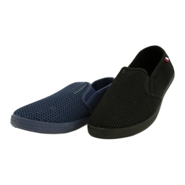 Atletico Openwork Slip-On sko til mænd WY18922 sort 6
