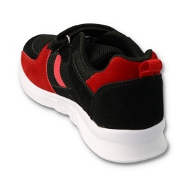 Befado ungdomssko 516Q132 sort rød 2