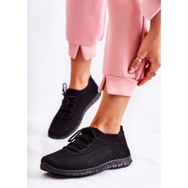FM1 Sort Sequro Slip On Sportssko til kvinder 1