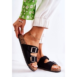 FB1 Sorte Slip-On Hjemmesko til kvinder Misandei 1