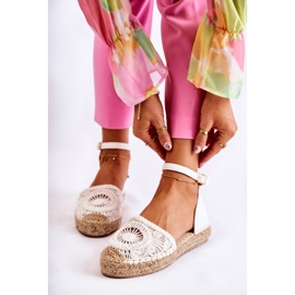 PS1 Damesandaler Openwork Espadrilles Hvid Murillo 1