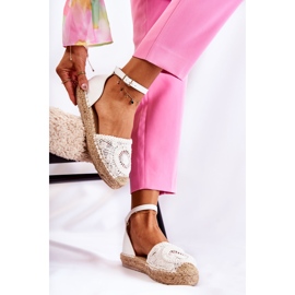 PS1 Damesandaler Openwork Espadrilles Hvid Murillo 2