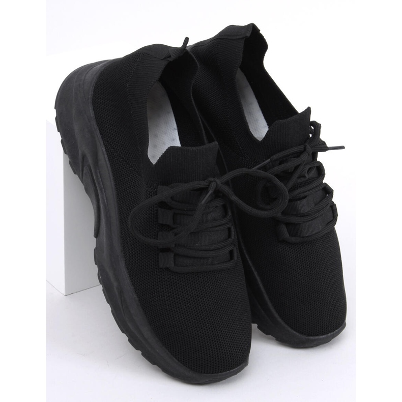Wendy Black Sock Sneakers sort 1