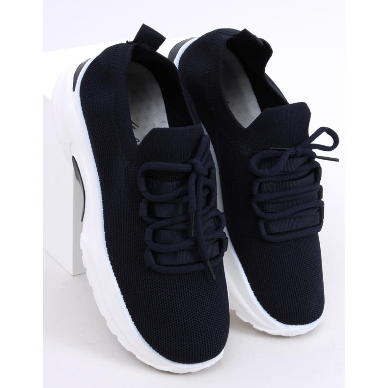 Wendy Navy strømpesneakers blå 1