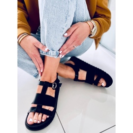 Patsy Black damesandaler sort 1