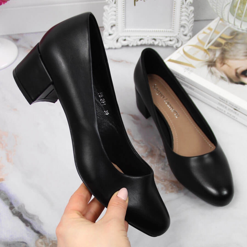 Sort Sergio Leone sorte pumps 1