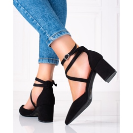 SHELOVET Moderigtige sorte pumps 1
