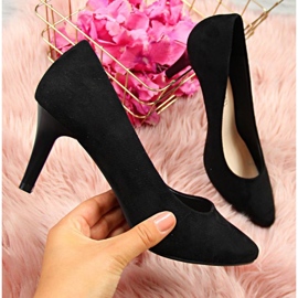 Sort ruskind pumps W Sergio Leone 1