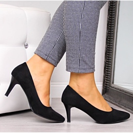 Sort ruskind pumps W Sergio Leone 2
