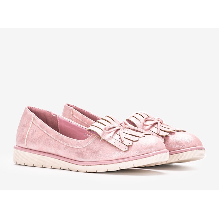 Lauretta lyserøde loafers 1