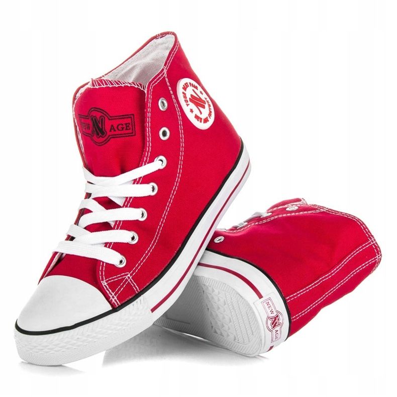 New Age High Sneakers rød 1