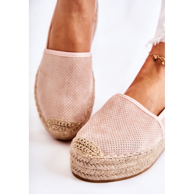 PG1 Espadriller til kvinder på den lyserøde Marise-platform 1
