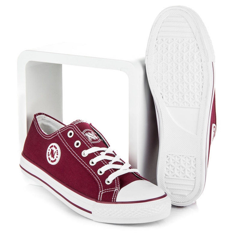 New Age bordeaux sneakers rød 1