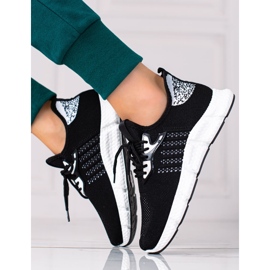 SHELOVET Lette sportssko sort 2