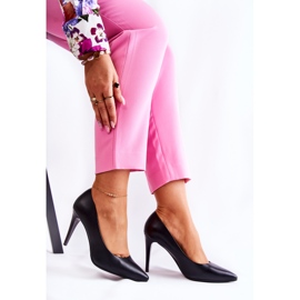 Sergio Leone Klassiske magisk sorte læderstiletter 1