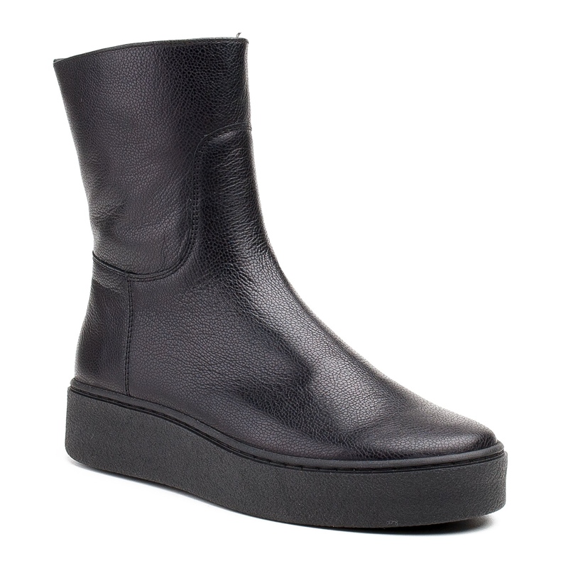 Marco Shoes Komfortable støvler 1433B Marco med flad bund sort 1