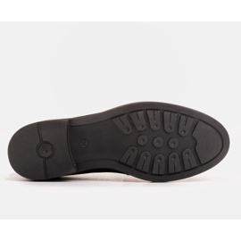 Marco Shoes Sorte loafers med velour med pynt 1