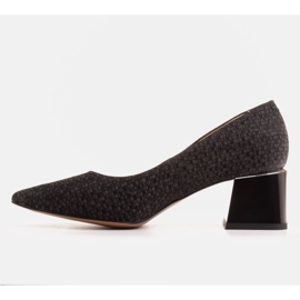 Marco Shoes Elegante pumps i skind sort 1