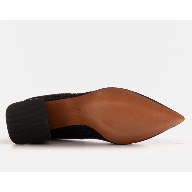 Marco Shoes Elegante pumps i skind marineblå 1