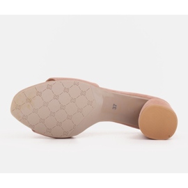 Marco Shoes Marco damesko i naturlig ruskind lyserød 1