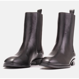 Marco Shoes Sofi Chelsea støvler med gummi i overdelen sort 2