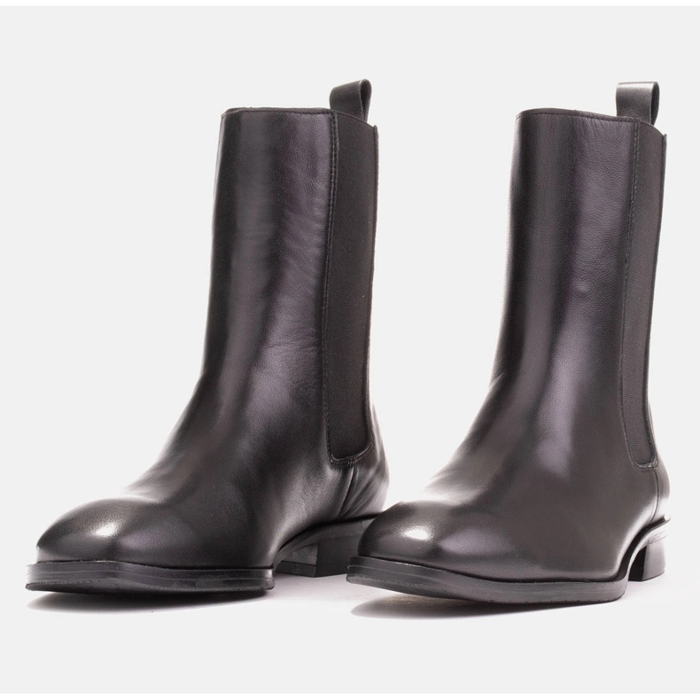 Marco Shoes Sofi Chelsea støvler med gummi i overdelen sort 2