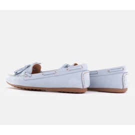 Marco Shoes Loafers med fleksibel sål blå 8