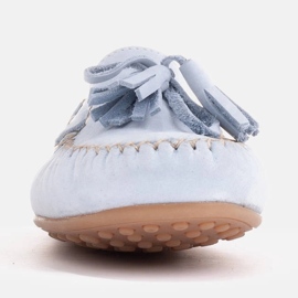 Marco Shoes Loafers med fleksibel sål blå 5