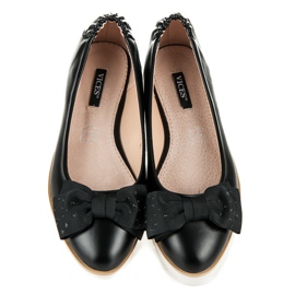 Vices Ballerina med sløjfe sort 1