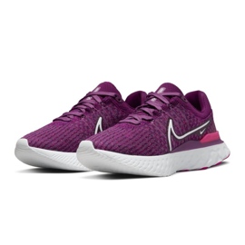 Nike React Infinity Run Flyknit 3 DD3024-500 sko lilla 1