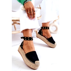 FB2 Sorte Lillian Espadrilles sandaler med dyser 4