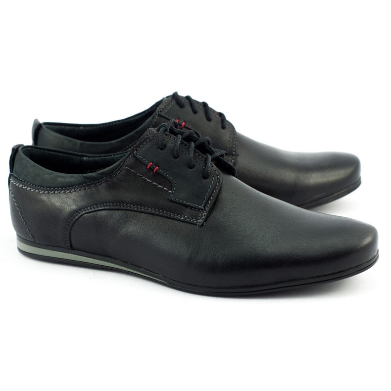 Olivier Elegante herresko til jeans 731 sort 1