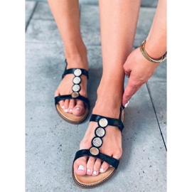 Cosme Black damesandaler sort 1
