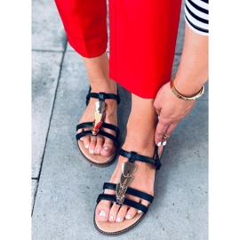 Hermine Black damesandaler sort 1