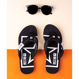 Komfortable Big Star flip-flops sort 1