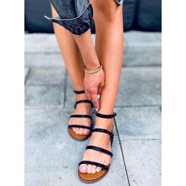 Hazel sorte gladiatorsandaler 2