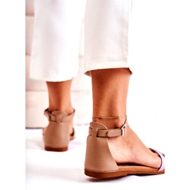Moderigtige kvinders sandaler Maciejka L4953-04 Multicolor beige brun flerfarvet 3