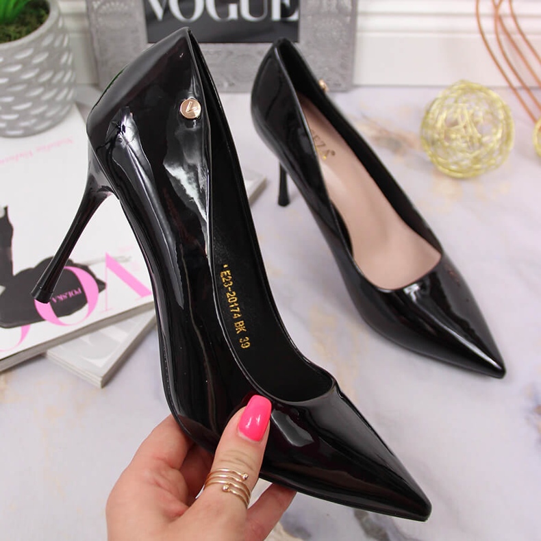 Sorte Vinceza stiletto pumps 2