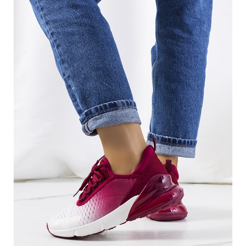 Glaner bordeaux sportssneakers hvid 2