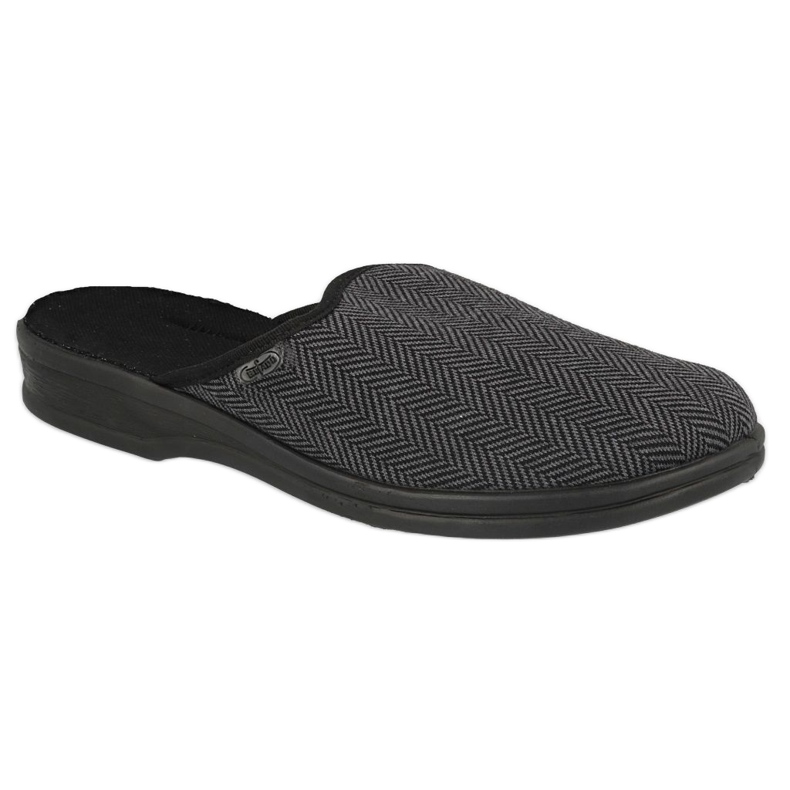 Befado herresko pu 089M416 sort grå 1