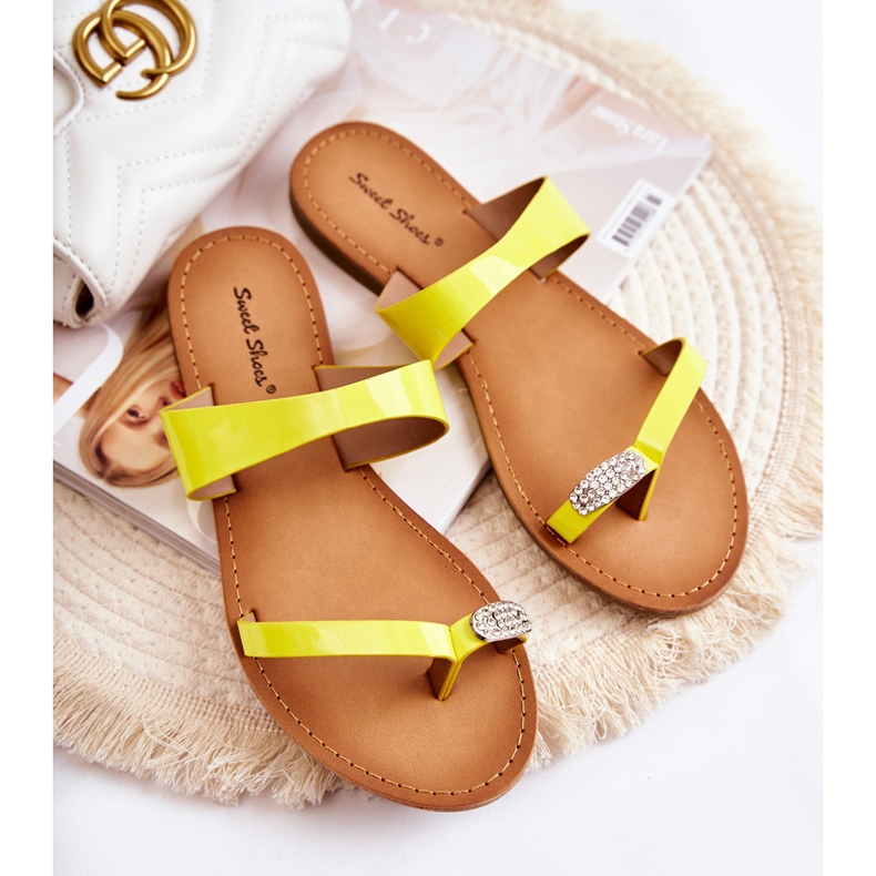 Gullakerede flip-flops til kvinder Jimena 1