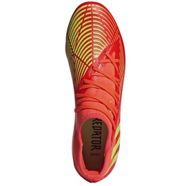 Adidas Predator Edge.3 Fg M GW1005 sko rød appelsiner og røde 2