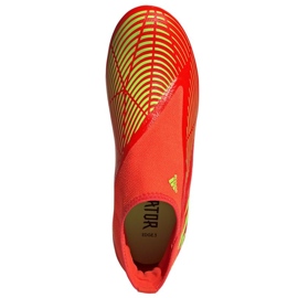 Adidas Predator Edge.3 Ll Fg M GW1000 sko rød appelsiner og røde 2