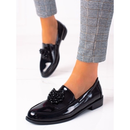 SHELOVET Dame loafers sort 1