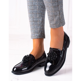 SHELOVET Dame loafers sort 2