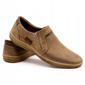 Olivier Mænds læder loafers 520 brun 4