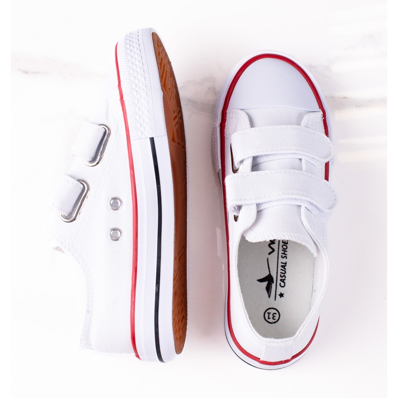 Velcro sneakers til børn Vico hvid 1